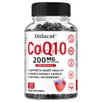 Viên nang mềm Didacat CoQ10 Ultra CoQ10 200mg Chất chống oxy hóa cho sức khỏe tim mạch và sản sinh năng lượng Vitamin và thực phẩm bổ sung Coenzyme Q10.