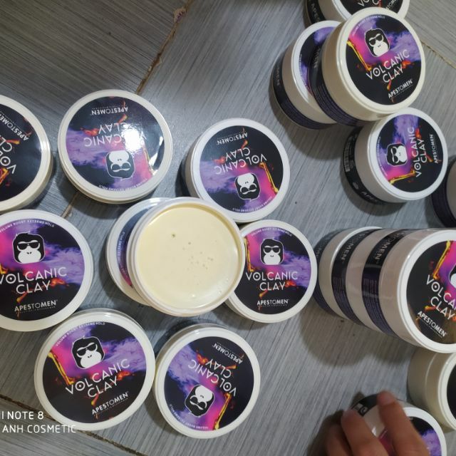 Sáp Volcanic Chất Clay Siêu Thị Và Ko Bết (Trắng)