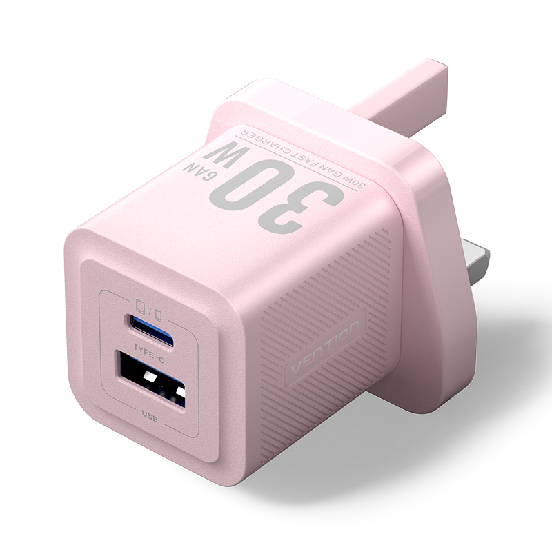 Vention Củ Sạc GaN 30W 2 Cổng (Type-C & USB-A) - Sạc Nhanh PD PPS QC4.0 cho iPhone 16/15/14/13/12 Sa