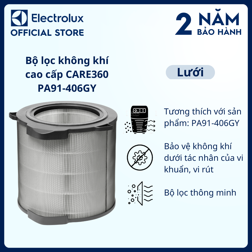 Bộ lọc không khí cao cấp CARE360 PA91-406GY EFDCAR4