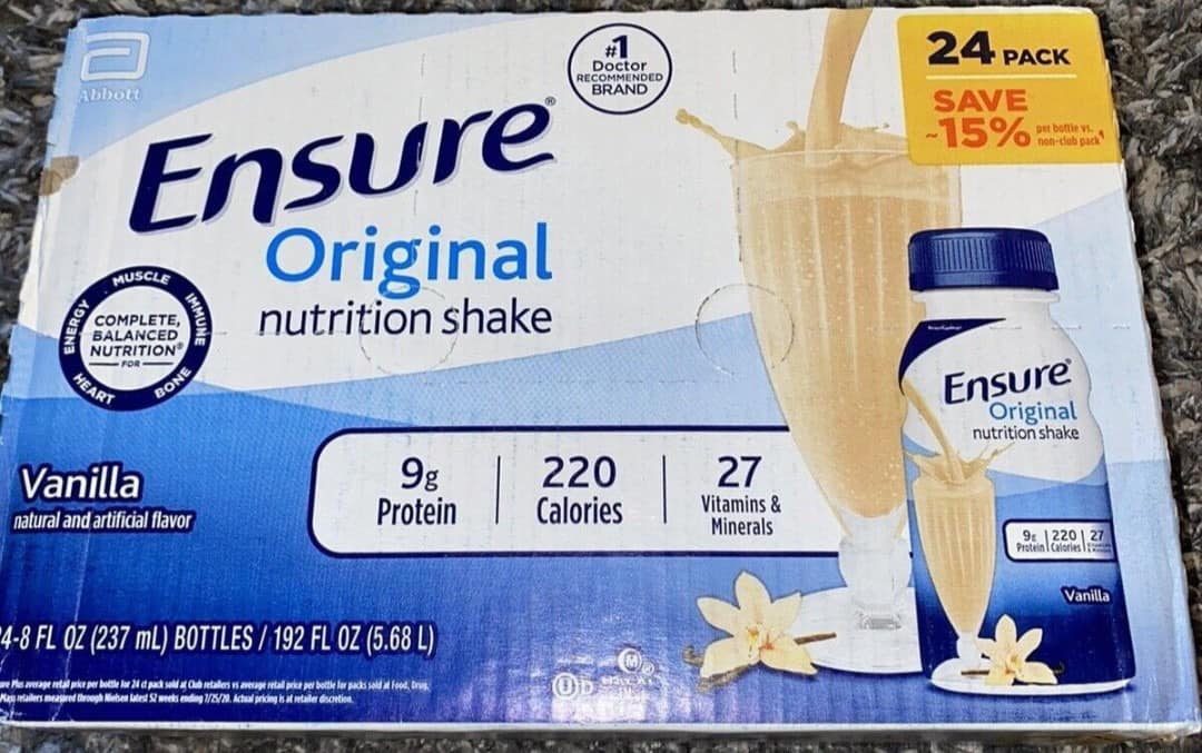 [Chính hãng] Thùng Sữa Nước Ensure Original 237ml Ensure Mỹ loại 16 chai 24 chai 30 chai mẫu mới nhất [Date xa]