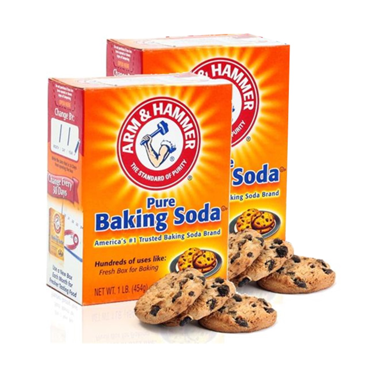 Bột Baking Soda Đa Công Dụng 454g Hàng Chính Hãng Xuất Xứ Từ Mỹ Bột Dễ Tan Hút Ẩm Rất Tốt An Toàn Sử Dụng