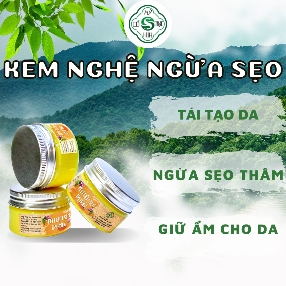 Kem Nghệ Cổ Dược Kỳ Hoa - Xóa Sẹo Làm Mờ Sẹo Thâm Thần Tốc Không Để Lại Vết Thâm Da Hiệu Quả Tái Tạo Nhanh Những Tổn Thương Da Do Mụn Để Lại