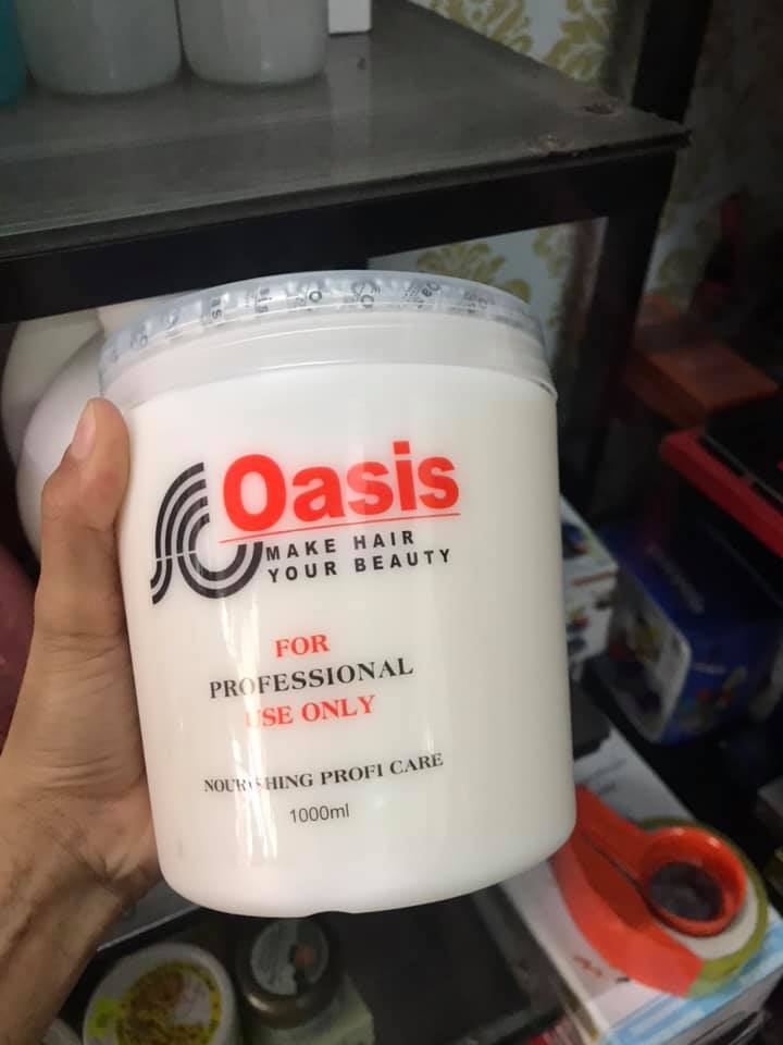 Kem hấp tóc ủ tóc OASIS 1000ML loại 1 đặc như sáp Xả tóc giúp tóc mềm mượt- Tươi Shop