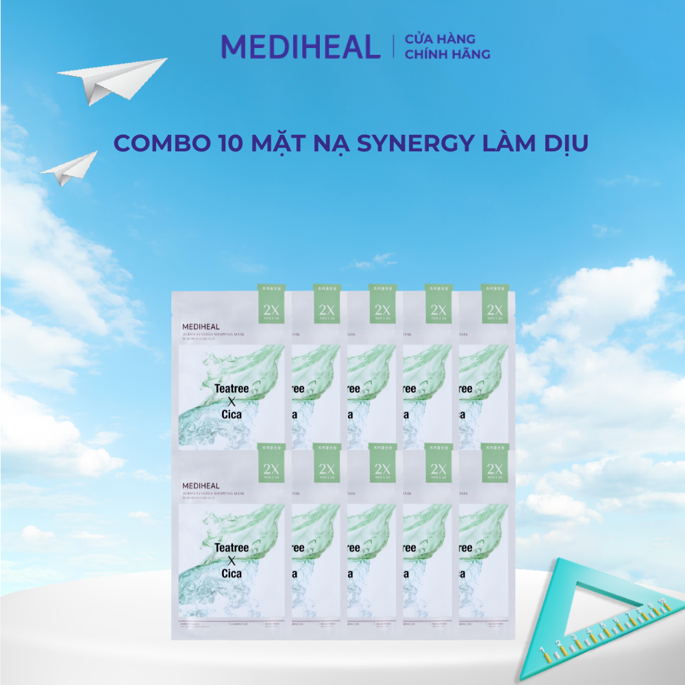 Hộp 10 Mặt Nạ Mediheal Cao Cấp Hoạt Chất Derma Synergy