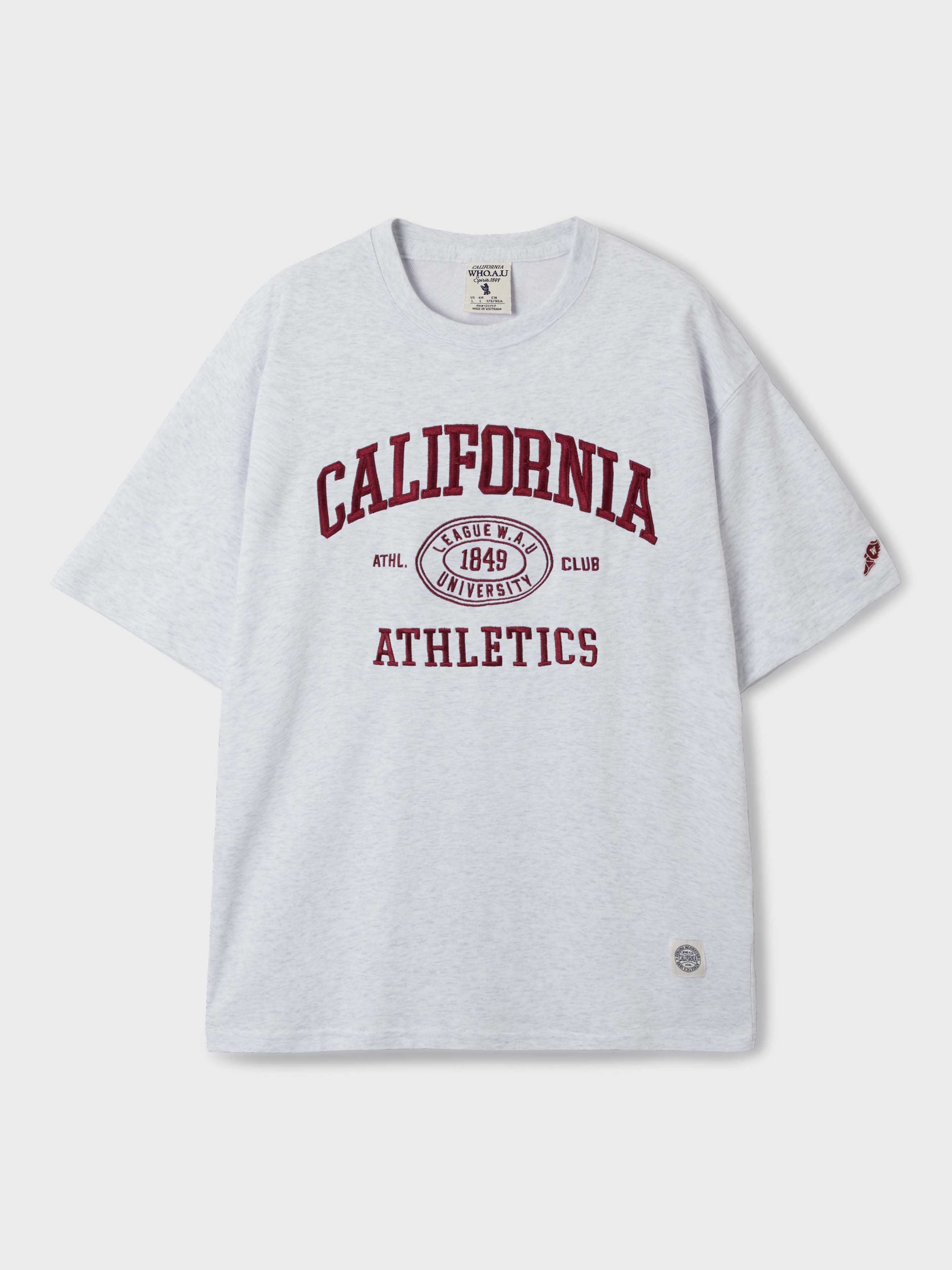 WHOAU Áo Thun California Embroidery T-shirt_WHRAF2423U