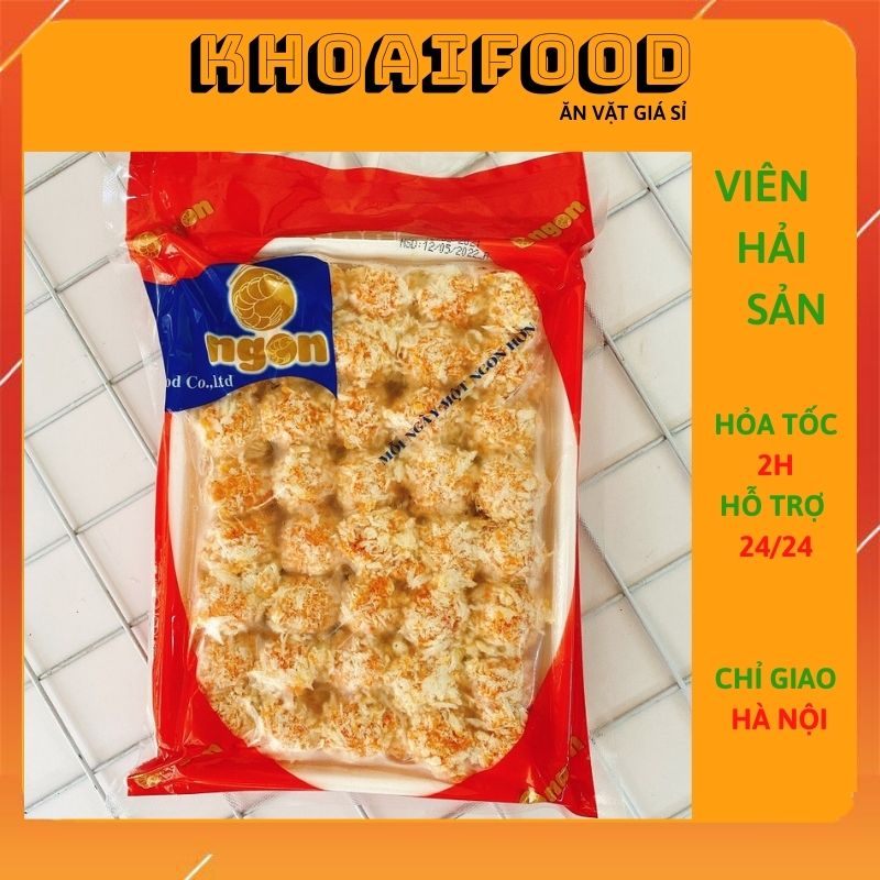 Viên hải sản sốt phô mai mayonnaise cá viên chiên (250g)