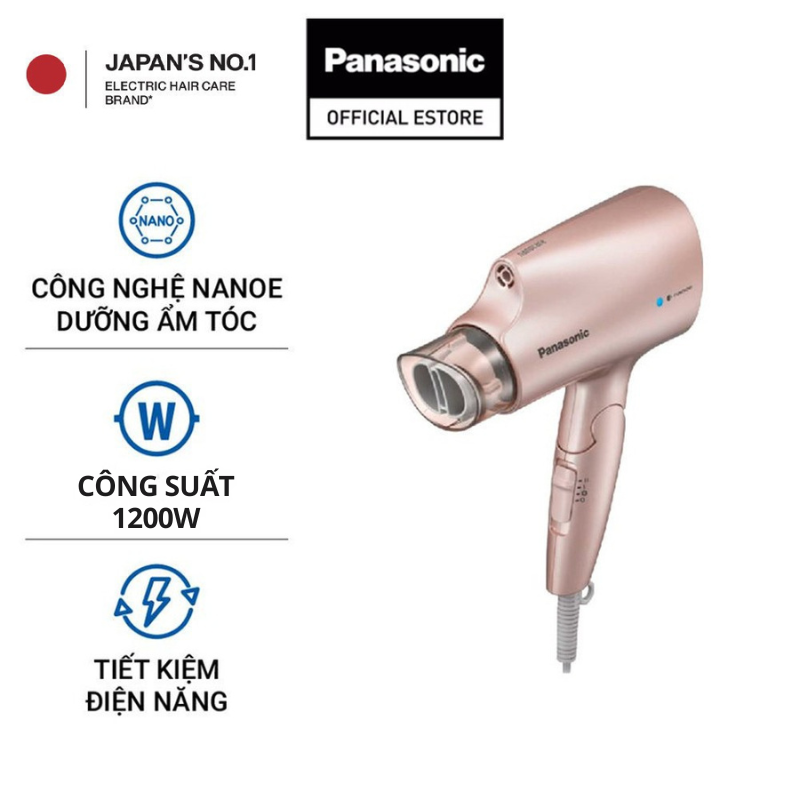 [Thu thập voucher 12% tối đa 250k]Máy sấy tóc Nanoe dưỡng ẩm chăm sóc tóc và da đầu Panasonic EH-NA2