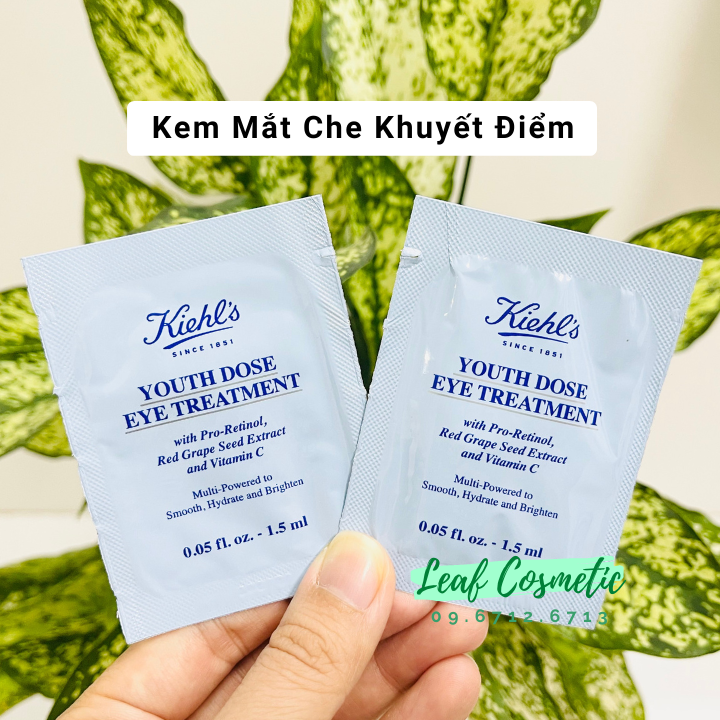 [Hcm][ Mini 3Ml ] Kem Dưỡng Mắt Che Khuyết Điểm Kiehls Youth Dose Eye Treatment