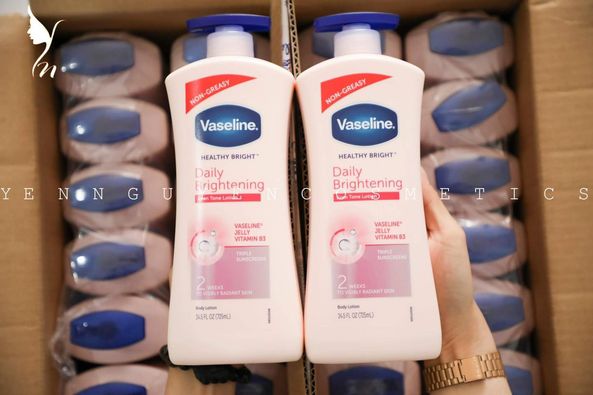 Dưỡng Thể Vaseline Heathly Bright Daily Brightening 725Ml Chất Lượng Đảm Bảo An Toàn Đến Sức Khỏe Người Sử Dụng Cam Kết Hàng Đúng Mô Tả