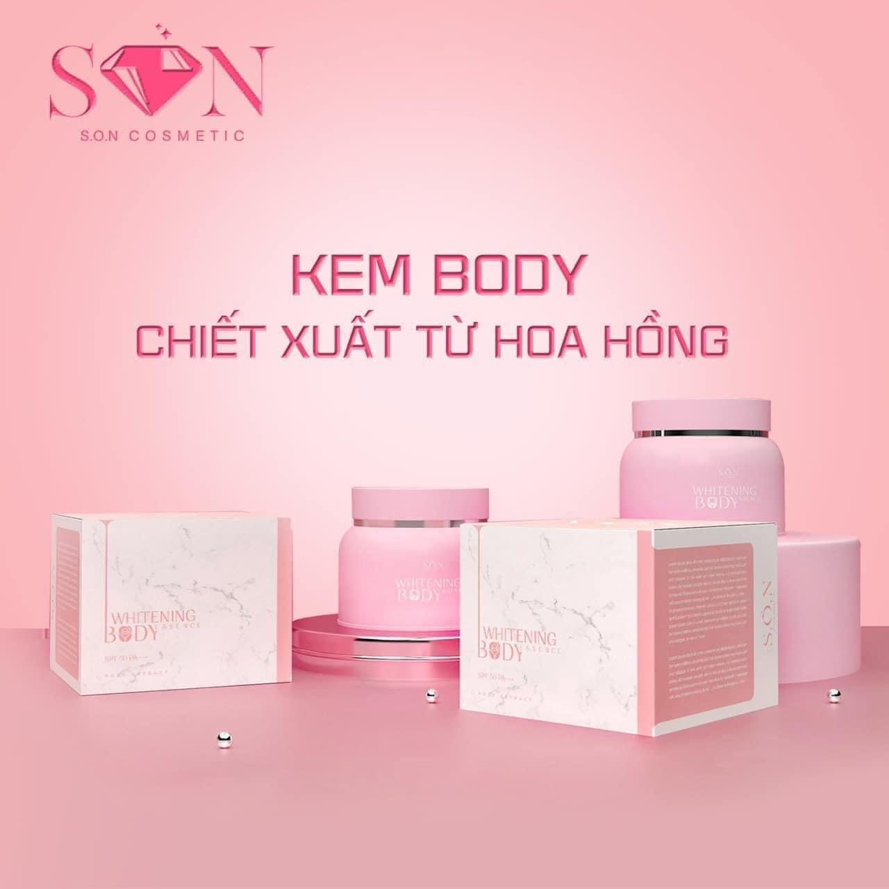 [Hcm]Body Dưỡng Ẩm Trắng Da Tinh Chất Hoa Hồng S.o.n Group - Chính Hãng