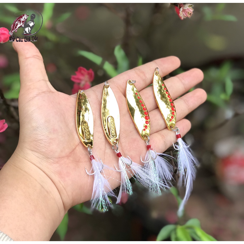 [Chất Lượng] Mồi Thìa Spoon Mồi Thìa Lượn Chuyên Câu Lure Cá Lóc Cá Suối