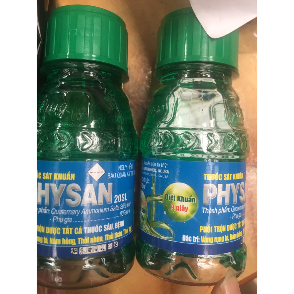 Thuốc đặc trị thối nhũn trên phong lan Physan 20sl lọ 100ml cam kết hàng đúng mô tả chất lượng đảm bảo an toàn đến sức khỏe người sử dụng
