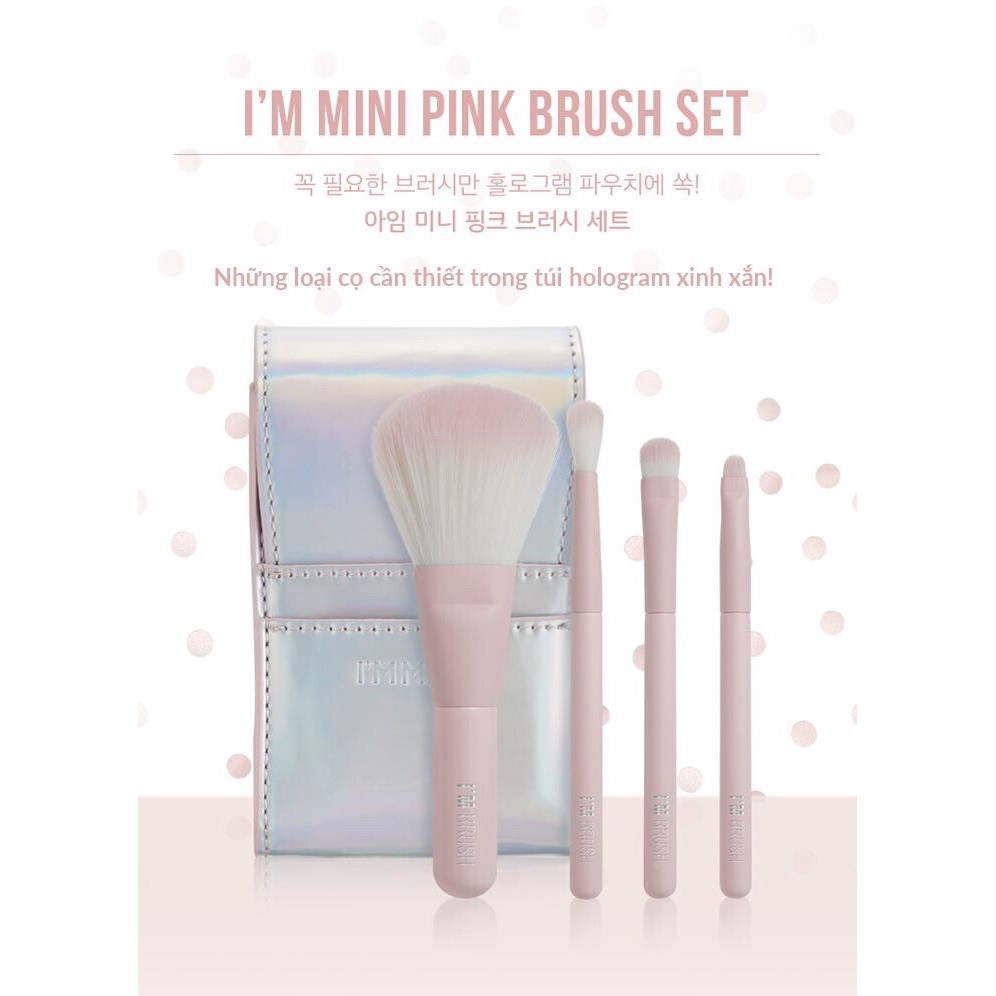Bộ Cọ Im Meme Im Mini Pink Brush Set