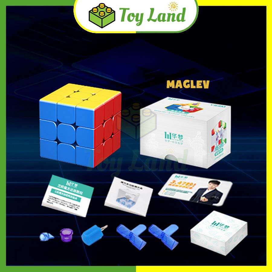 Rubik 3x3 MoYu HuaMeng YS3M 2023 Magnetic Maglev Ball Core Rubic Nam Châm 3 Tầng Stickerless 3x3x3 Đ