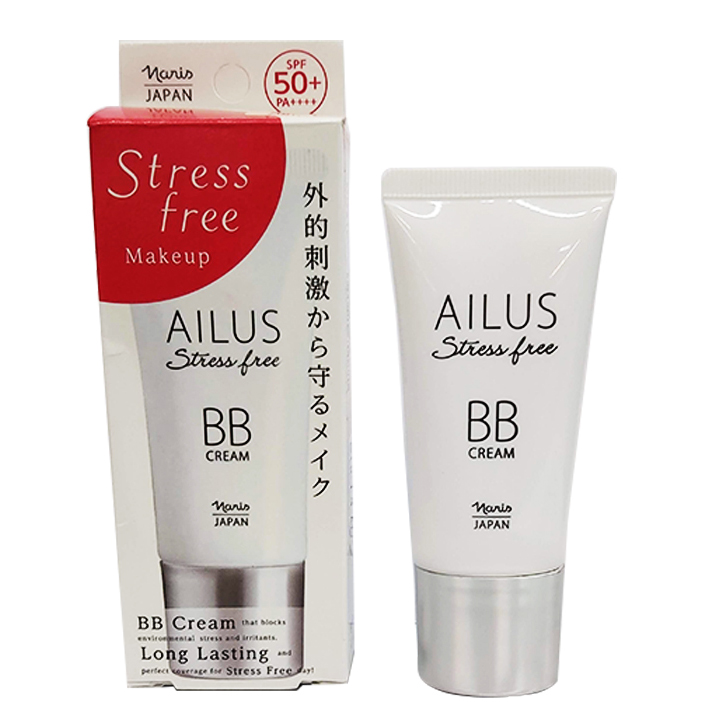 Kem trang điểm BB nâng tone lâu trôi Naris Ailus Stress Free Nhật Bản 30g No.1 Tone sang