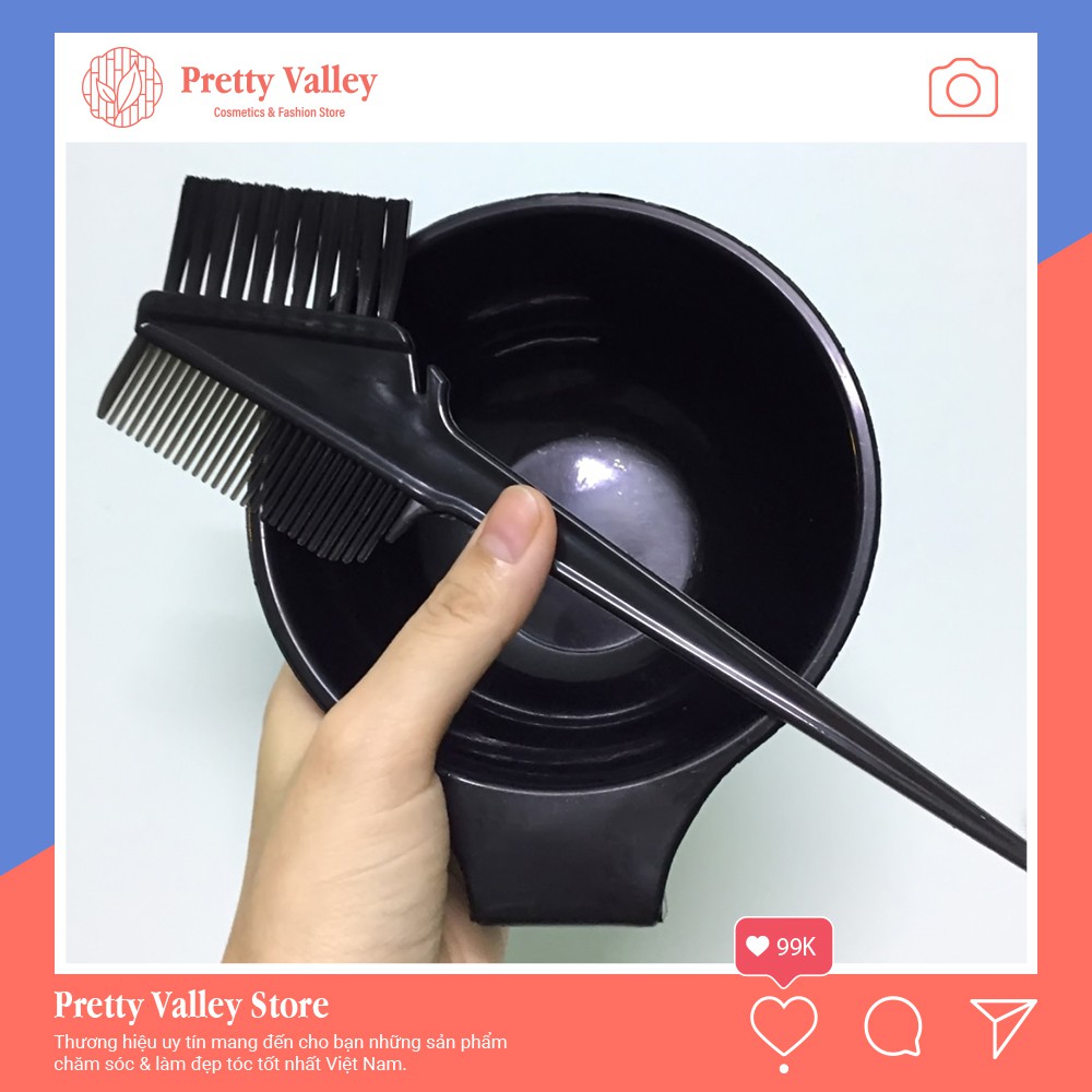 [HCM]COMBO bát nhuộm tóc và lược nhuộm tóc tại nhà hàng cao cấp chuẩn Salon - Pretty Valley Store