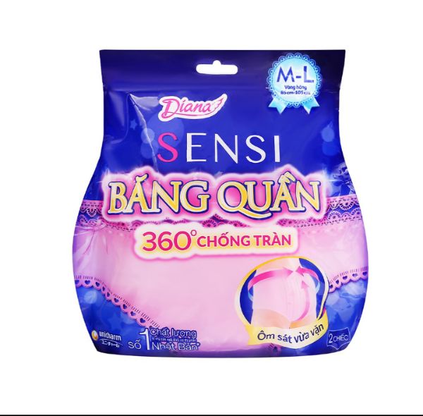 Băng Vệ Sinh Diana Sensi Dạng Quần 2 Chiếc/1Goi - N005