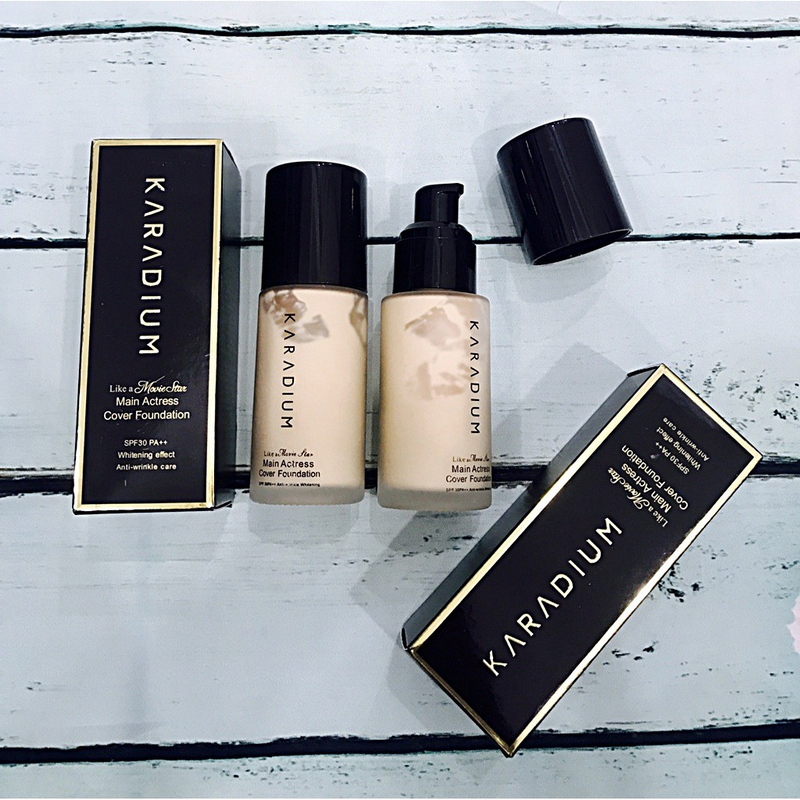 Kem nền Karadium Main Actress Cover Foundation Spf30 PA++ 30ml