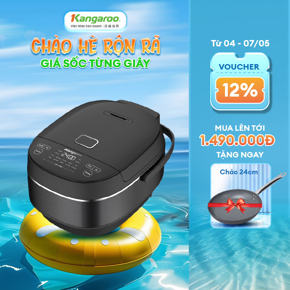 Nồi cơm điện cao tần 1.8 lít Kangaroo KG18RIH1 - Hàng chính hãng
