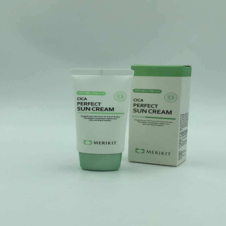 CICA PERFECT SUN CREAM  60ml – chống nắng kết hợp với chăm sóc da xoá các vết nhăn dành cho da nhạy cảm lăn kim phi kim và laser