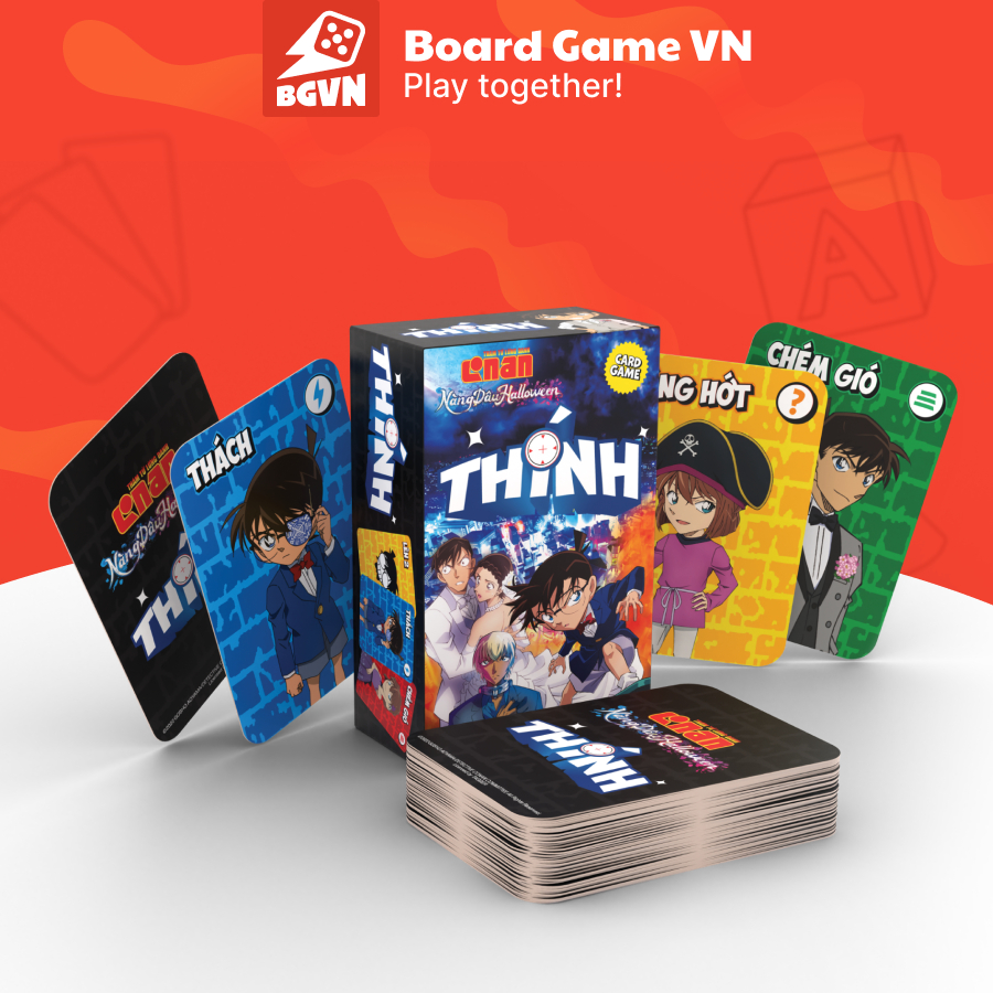 Board Game VN - Bài Thính - Thám tử lừng danh Conan tập Nàng dâu Halloween