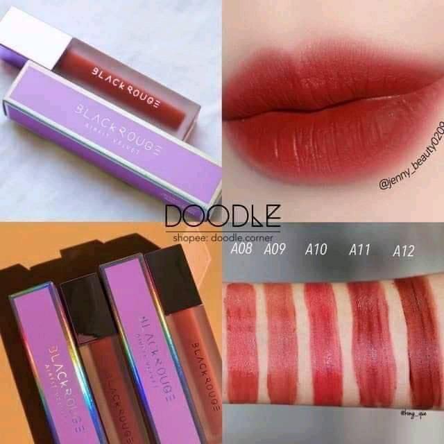 SON BLACK ROUGE A12 – ĐỎ NÂU GẠCH