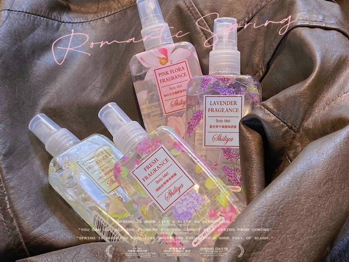 [FreeShip] XỊTBODY SHI.LI.YA thơm hương NGÀN HOA 100ML-nội địa chính hãng 2022
