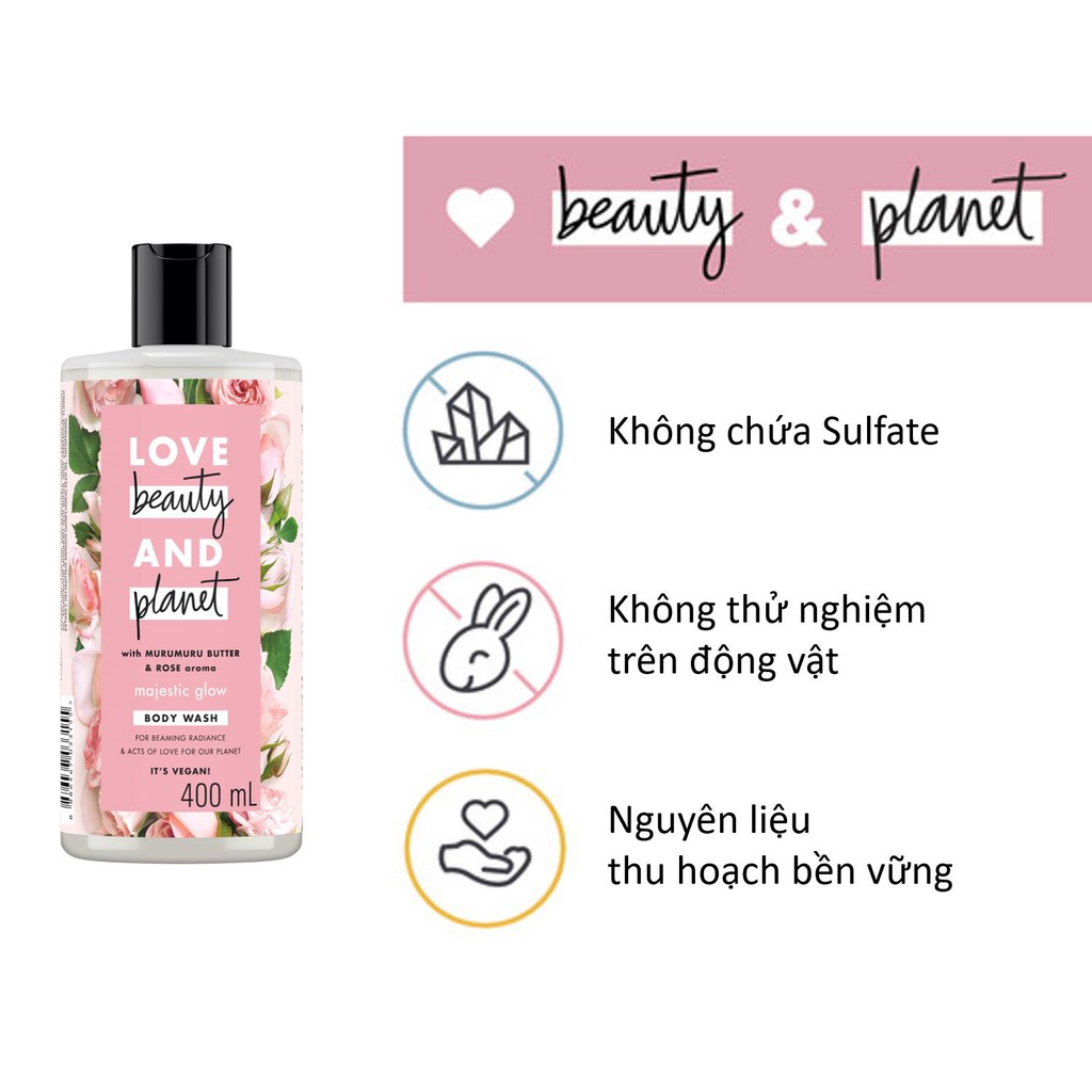 Sữa Tắm Love Beauty & Planet 400Ml Cam Kết Hàng Đúng Mô Tả Chất Lượng Đảm Bảo An Toàn Đến Sức Khỏe Người Sử Dụng