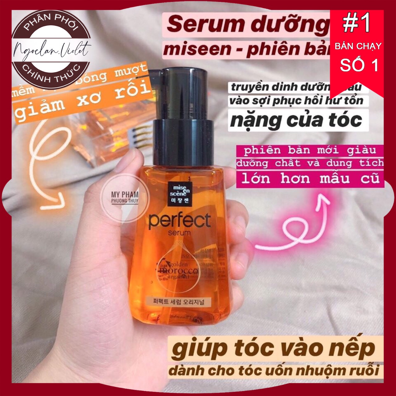 Dầu Dưỡng Tóc ⚜️Freeship⚜️ Tinh Dầu Dưỡng Tóc Miseen Scene Perfect Serum 80Ml Nếu Sản Phẩm Không Hài Lòng Về Sp Mình Mua Vui Lòng Ib Cho Shop Shop Đổi Trả Miễn Phí Cho Bạn