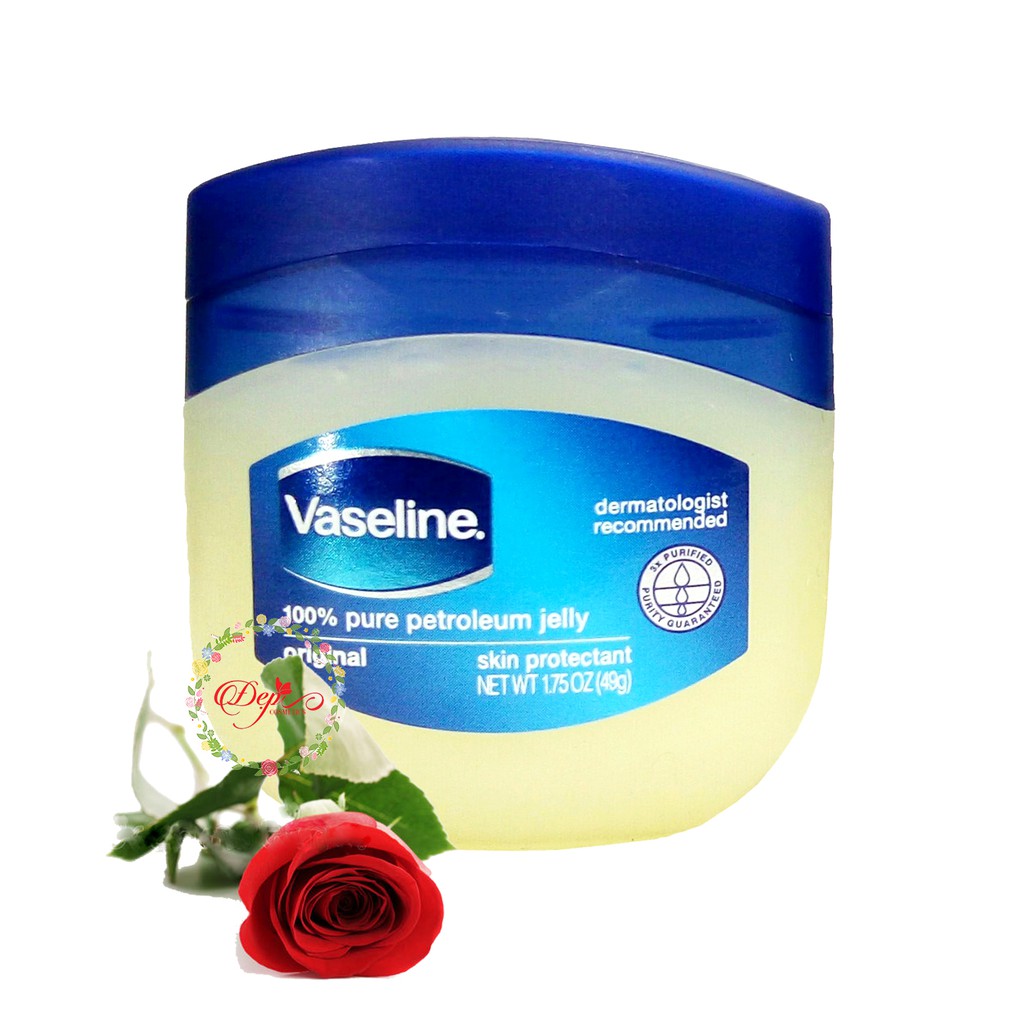 Sáp dưỡng ẩm Vaseline 49g của Mỹ chiết xuất từ các thành phần lành tính chất lượng đảm bảo an toàn cho người sử dụng cam kết như mô tả