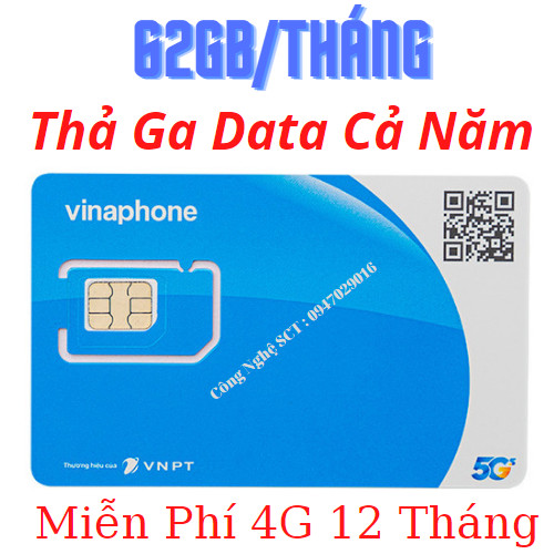 ( 1 TỶ GB DATA ) Sim Vina 4G 1 Năm U1500 - VD149 - TD49 - FHAPPY - D500 Trọn Gói Không Nạp Tiền , Mi