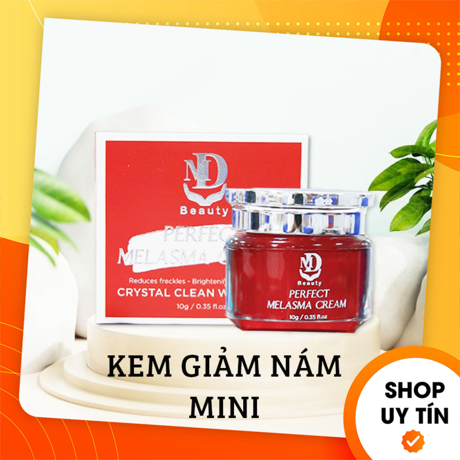 Kem Face Nám Lựu Đỏ MD Beauty Mini Perfect Melasma Cream