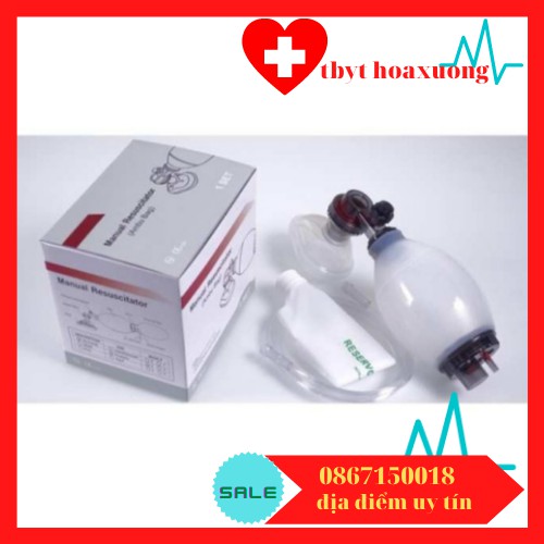 [Cao Cấp]Bộ Bóng Bóp Oxy Cấp Cứu (Ambu)