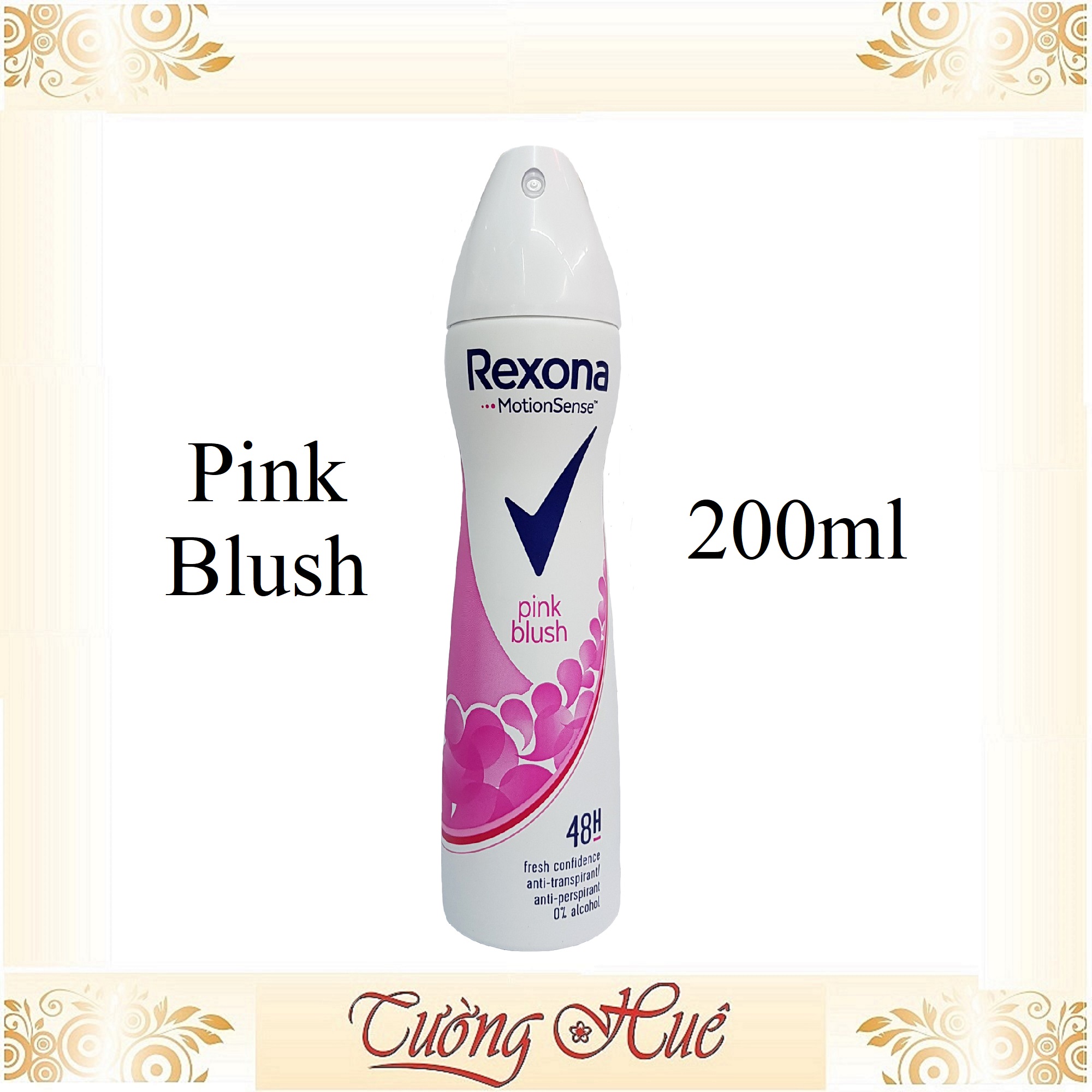 Xịt Khử Mùi Nữ Rexona Motionsense Pink Blush Anti - Perspirant - 200Ml