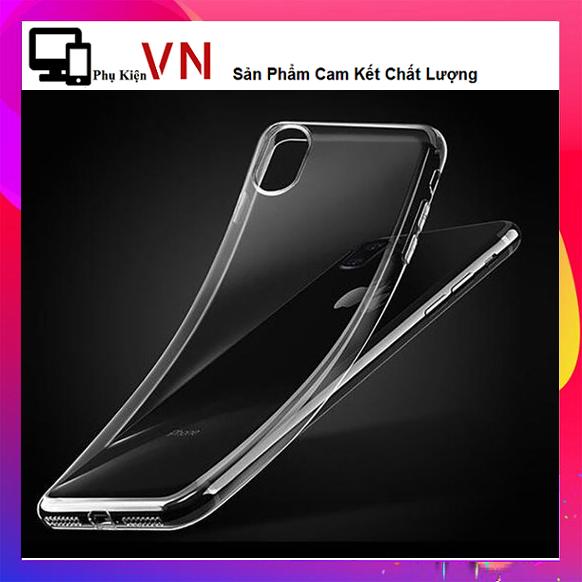 [HCM]Ốp lưng iPhone X silicon dẻo trong suốt