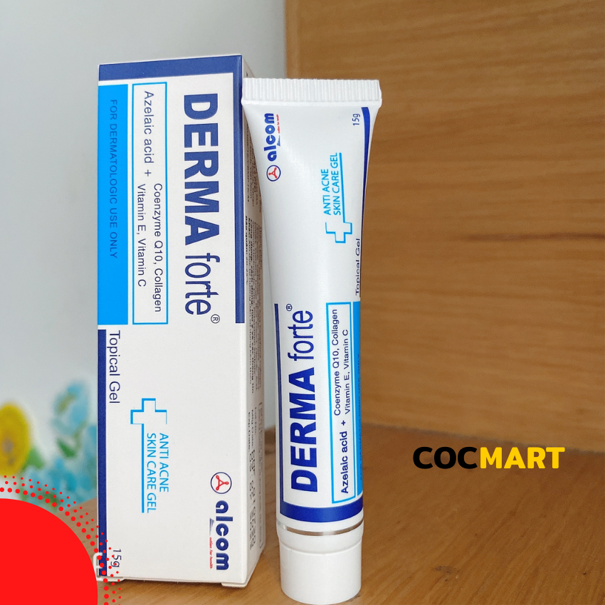 [Hcm]Derma Forte 15G Gel Mụn Ngừa Thâm Mụn Sáng Da