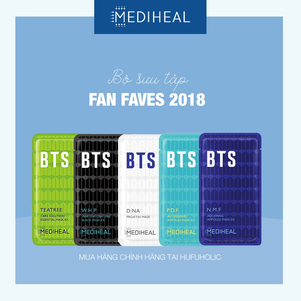 Mặt Nạ Mediheal X Bts Facial Mask Sheet Special Set/Mask Sheet 10Ea