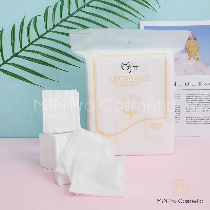 Bông tẩy trang túi 222 miếng tẩy trang 3 lớp cotton pads tẩy trang nhanh chóng sạch đẹp dễ dàng sử dụng