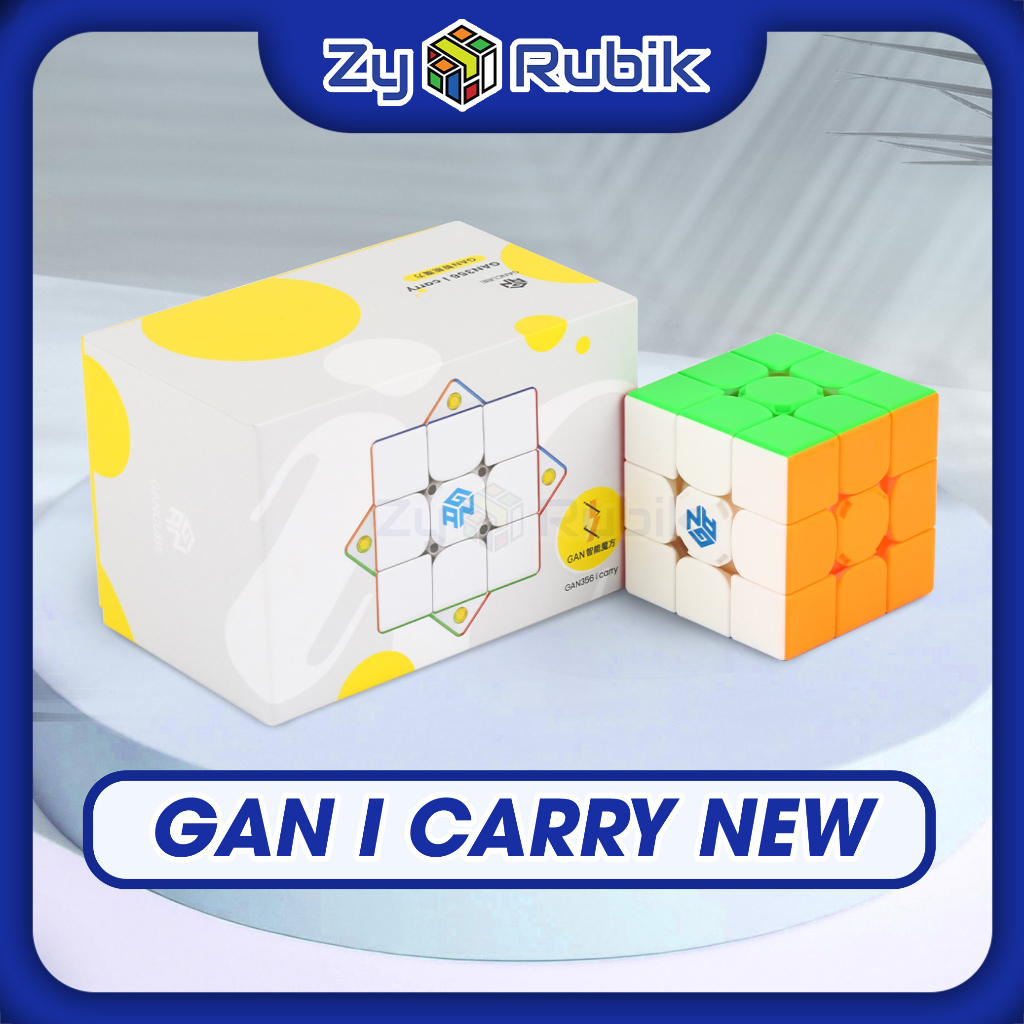 Rubik 3x3 Gan I Carry / GAN I Carry S Kết Nối Với Điện Rhoại Stickerless Có Nam Châm - Rubik 3x3 Rubic GAN I Carry I Carry S Kết Nối Với Điện Thoại Bluetooh - ZyO Rubik