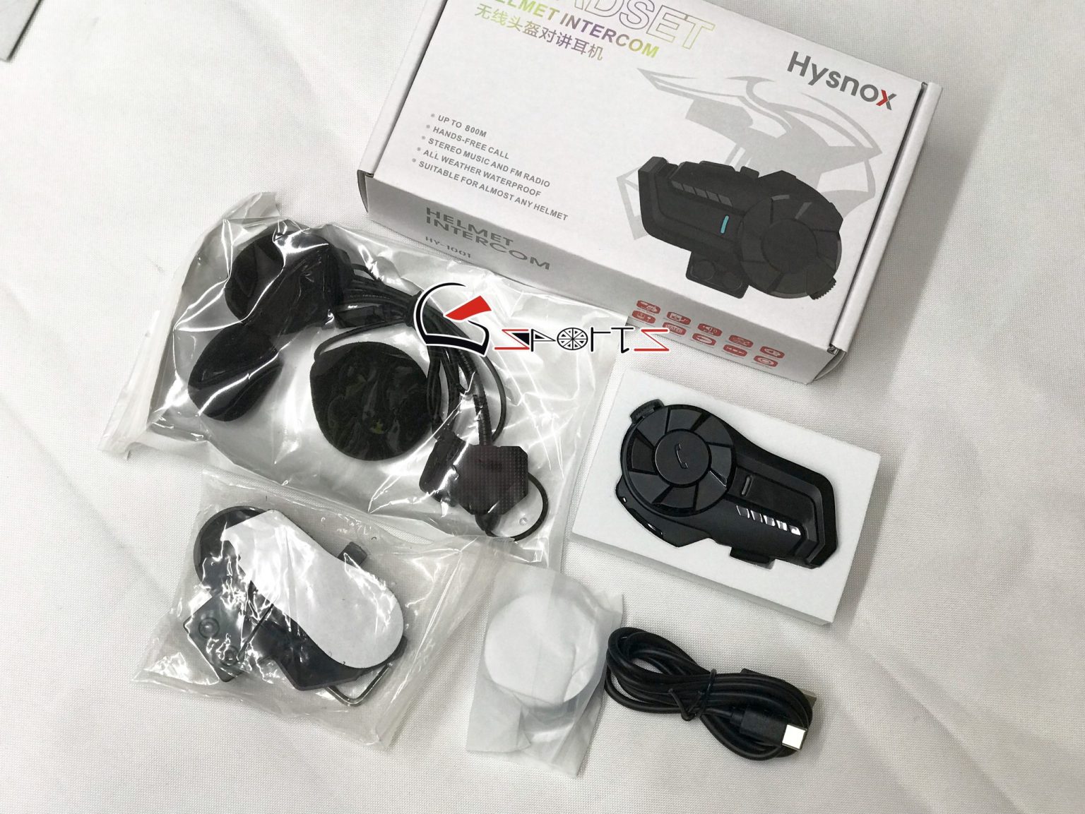 Tai nghe Bluetooth Đàm thoại 2 người HY-1001- Tai Nghe bluetooth Hysnox hy-1001