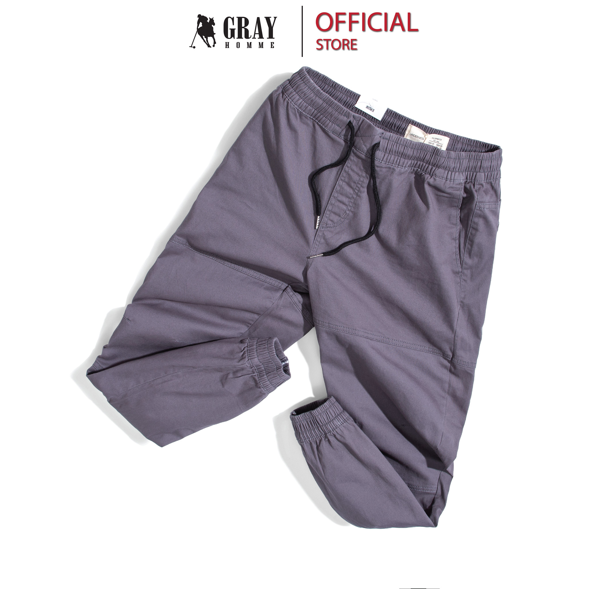 Quần Jogger Nam Jogger Kaki Bo Gấu GrayHomme Co Giãn Tốt Trẻ Trung Thanh Lịch - BK110