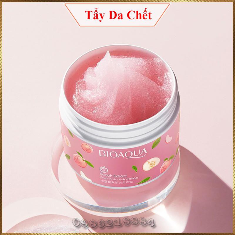 Tẩy Tế Bào Chết Bioaqua Peach Extract Fruit Acid Exfoliation Làm Sạch Sâu Mờ Thâm Giữ Ẩm Da Bfa5