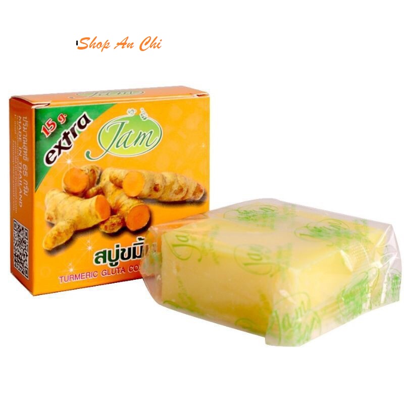 Combo 3 Bánh Xà Phòng Nghệ Trắng Da Giảm Mụn Thái