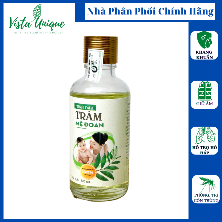 Tinh Dầu Tràm Mệ Đoan Tinh Dầu Tràm cho Bé Sơ Sinh Sát Khuẩn Phòng Ho Côn Trùng Cắn Muỗi Đốt