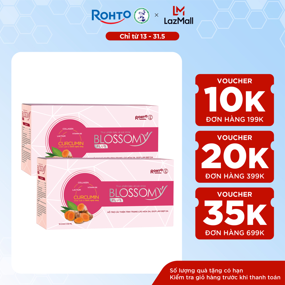 [VB] Combo Thức uống Collagen cho da sáng dạ dày khỏe Blossomy