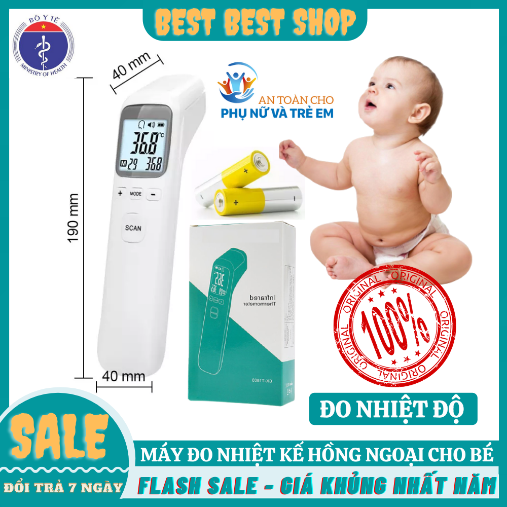 Máy Đo Nhiệt Kế Điện Tử Fi01 Nhiệt Kế Hồng Ngoại Nhiệt Kế Đo Thức Ăn Nước Tai Chán. Đo Tất Cả Mọi Thứ Nhanh Chóng Chỉ Trong 1 Giây - Bảo Hành 6 Tháng Uy Tín 1 Đổi 1 - Tặng Kèm Móc Khóa Điện Thoại Cực Chất!
