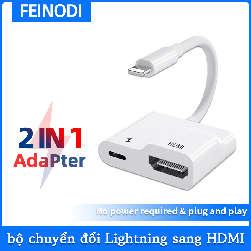 FEINODI lightning Sang RJ45 To Type C For IOS/Android Cáp chuyển to Ethernet  có cổng sạc Bộ Chuyển Đổi OTG Adapter cho iPhone13/12/11Pro/11/XS/XR/X/8/Ipad / iPad / IPod