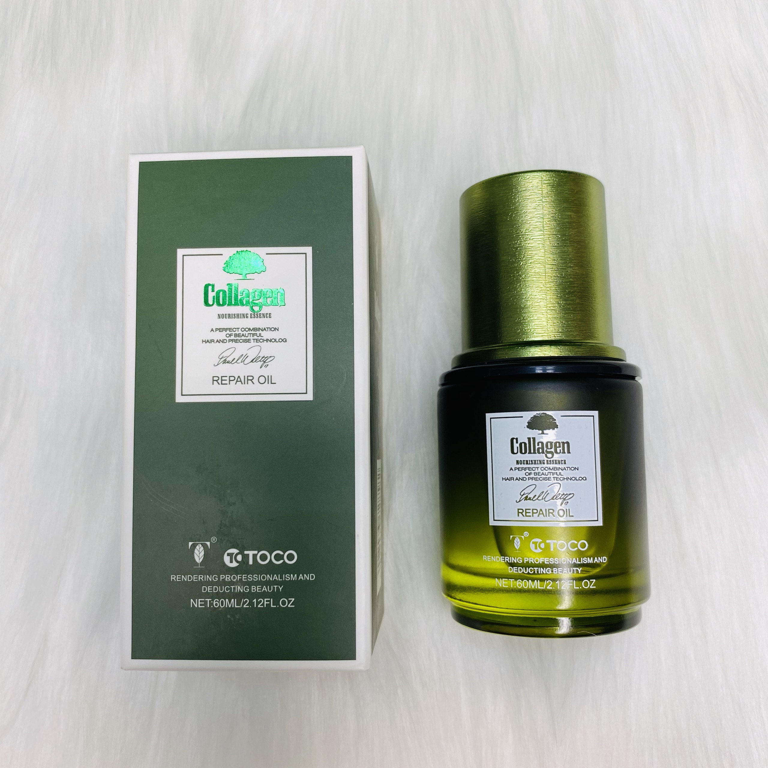 [HCM]TINH DẦU DƯỠNG TÓC TOCO COLLAGEN (Ý) 60ml - SIÊU PHỤC HỒI TÓC HƯ TỔN