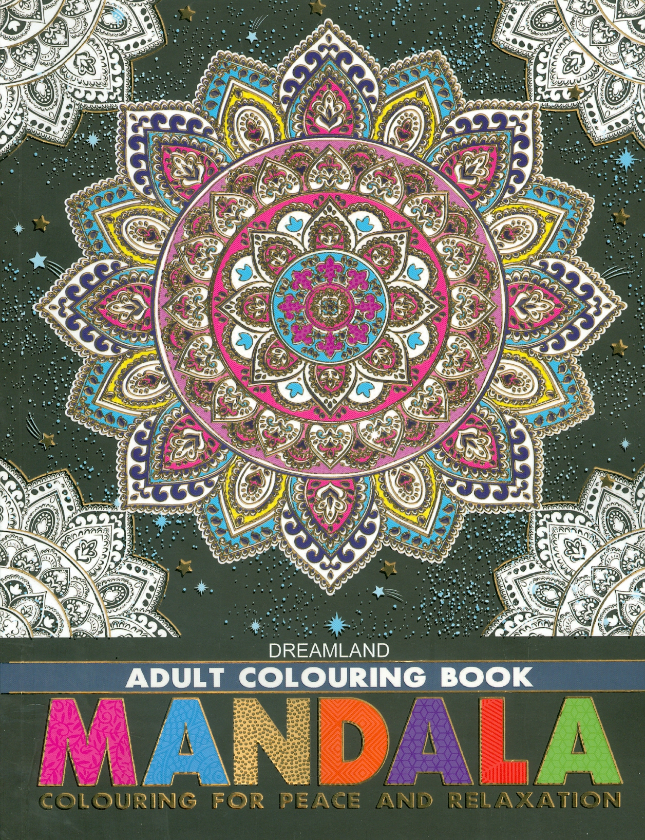 Mandala - Adult Colouring Book (Sách Tô Màu: Họa Tiết Và Hoa Văn)